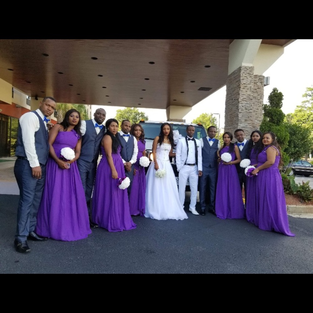 Occasional Purple Long Dress